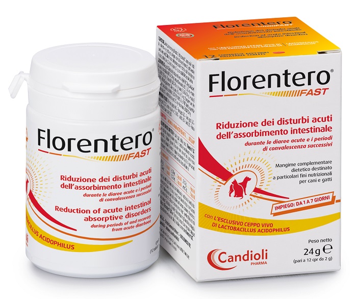 FLORENTERO FAST BARATTOLO DA 12 COMPRESSE APPETIBILI DA 2 G - FarmaLucia