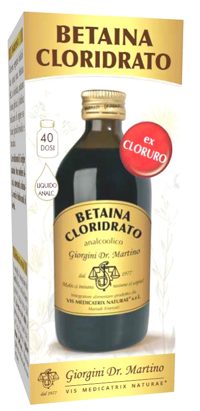 BETAINA CLORIDRATO LIQUIDO ANALCOLICO 200 ML - FarmaLucia