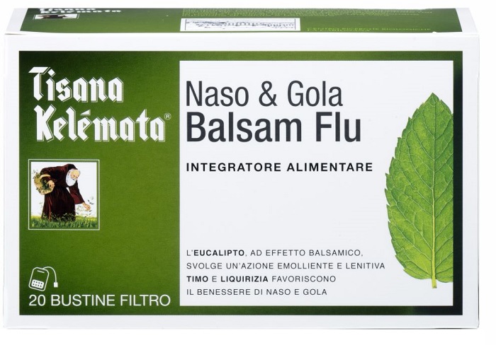 TISANA NASO E GOLA BALSAM FLU 20 BUSTINE - FarmaLucia