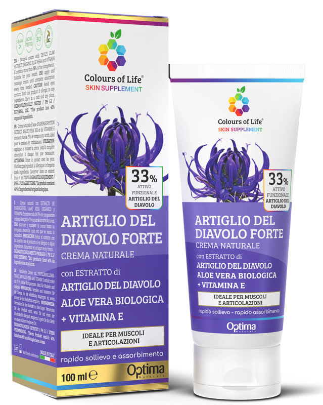 COLOURS OF LIFE SKIN SUPPLEMENT ARTIGLIO DEL DIAVOLO 33% CREMA 100 ML - FarmaLucia