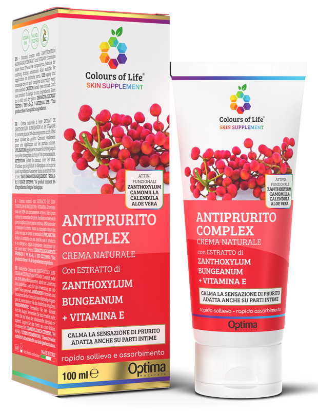 COLOURS OF LIFE SKIN SUPPLEMENTE ANTIPRURITO COMPLEX CREMA 100 ML - FarmaLucia
