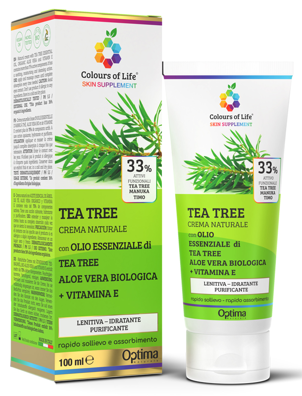 COLOURS OF LIFE SKIN SUPPLEMENT TEA TREE 33% 100 ML CREMA - FarmaLucia