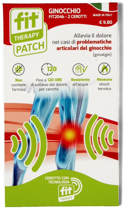 CEROTTO FIT THERAPY GINOCCHIO 2 PEZZI - FarmaLucia