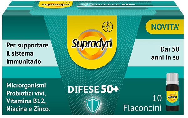 SUPRADYN DIFESE 50+ 10 FLACONCINI 10 ML - FarmaLucia