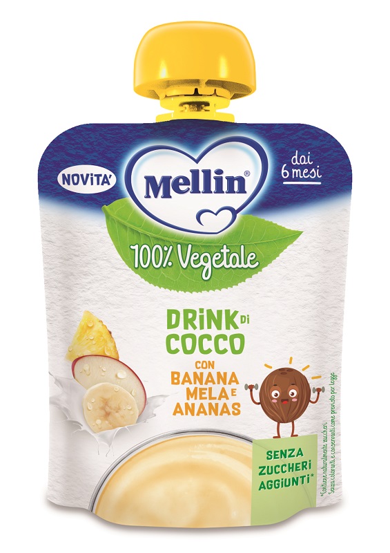 MELLIN POUCH COCCO MELA BANANA ANANAS 90 G - FarmaLucia