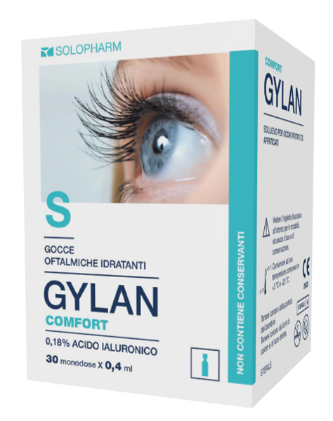 GYLAN COMFORT GOCCE OFTALMICHE 30 TUBETTI MONOUSO DA 0,4 ML - FarmaLucia