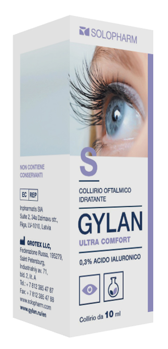 GYLAN ULTRA COMFORT GOCCE OFTALMICHE 10 ML - FarmaLucia
