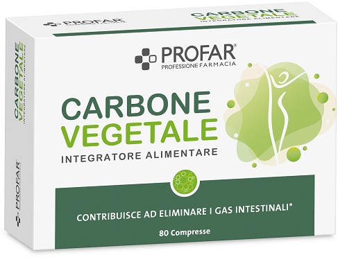 PROFAR CARBONE VEGETALE 80 COMPRESSE - FarmaLucia