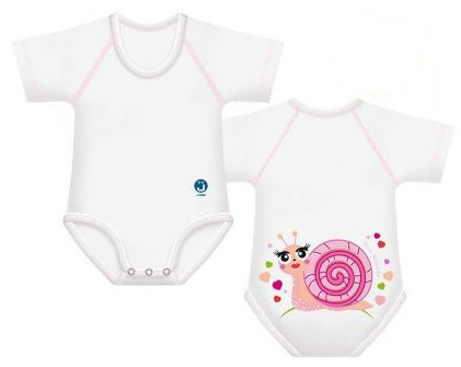 BODY 0-36M BIO COTTON 4SEASON SLOW FRIENDS CHIOCCIOLA - FarmaLucia