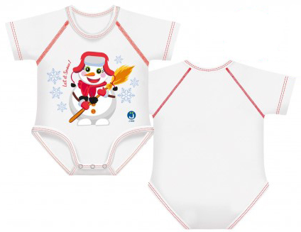 BODY 0-36M BIO COTTON WARM LET IT SNOW PUPAZZO DI NEVE - FarmaLucia