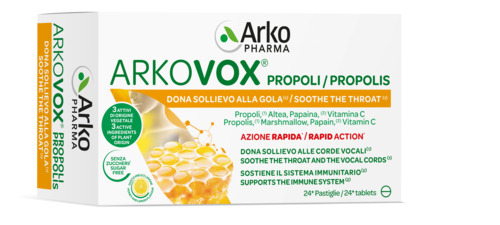 ARKOVOX PROPOLI MIELE/LIMONE 24 COMPRESSE - FarmaLucia
