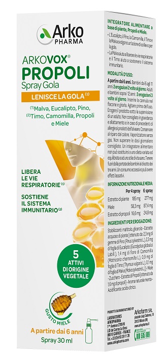 ARKOVOX PROPOLI SPRAY 30 ML - FarmaLucia