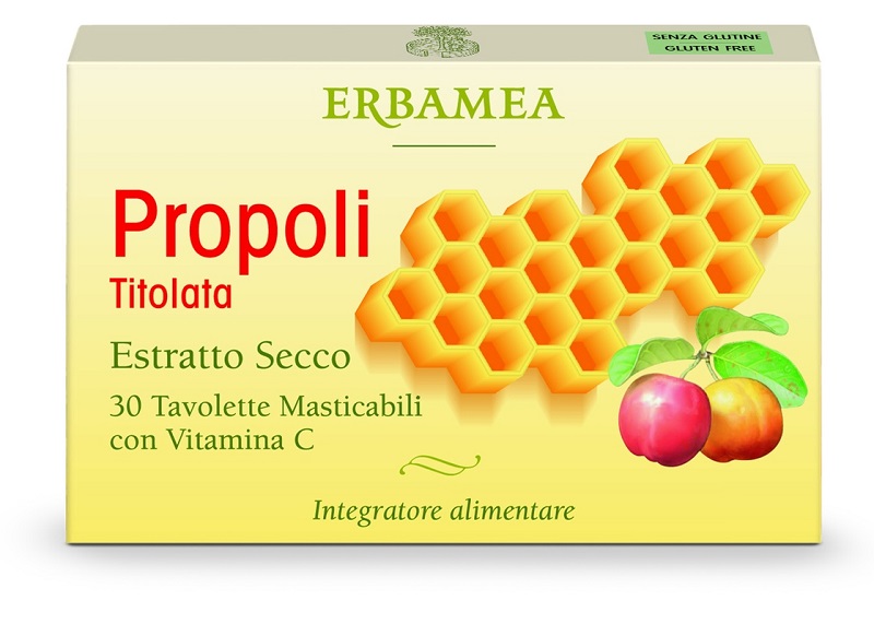 PROPOLI TITOLATA 30 TAVOLETTE MASTICABILI - FarmaLucia