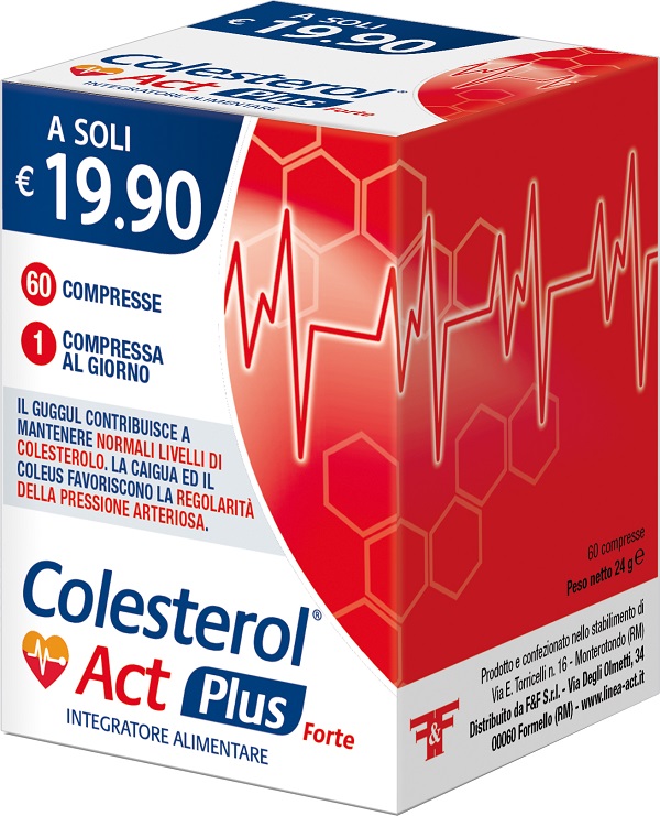 COLESTEROL ACT PLUS FORTE 60 COMPRESSE - FarmaLucia