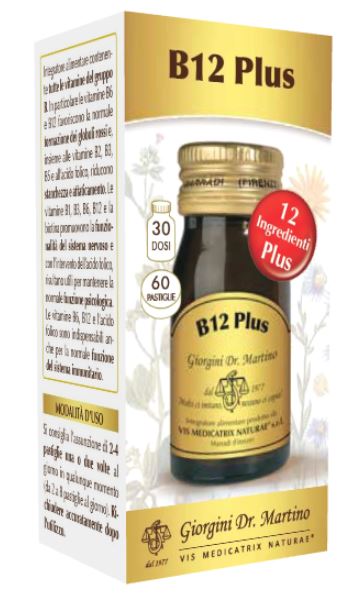 B12 PLUS 60 PASTIGLIE - FarmaLucia