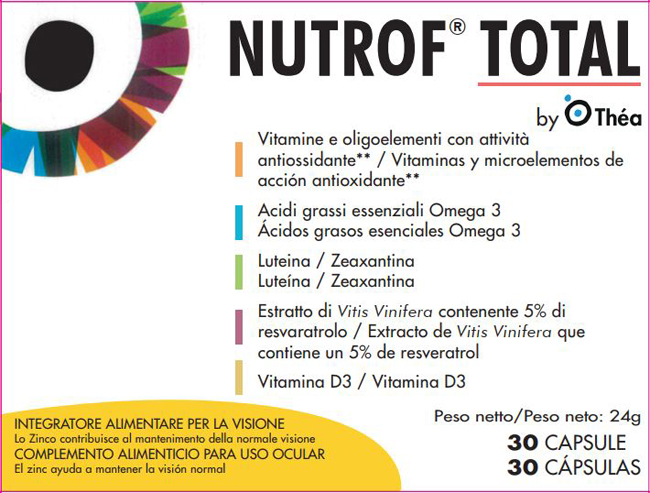 NUTROF TOTAL 30 CAPSULE - FarmaLucia