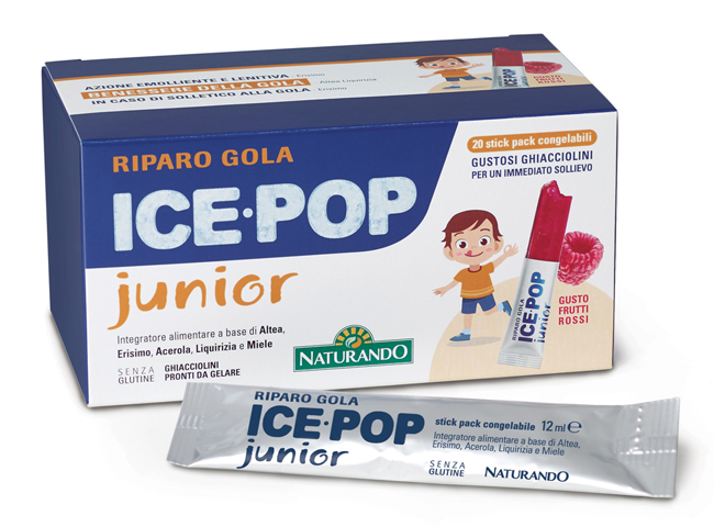 RIPARO GOLA ICE POP JUNIOR 20 STICK PACK - FarmaLucia