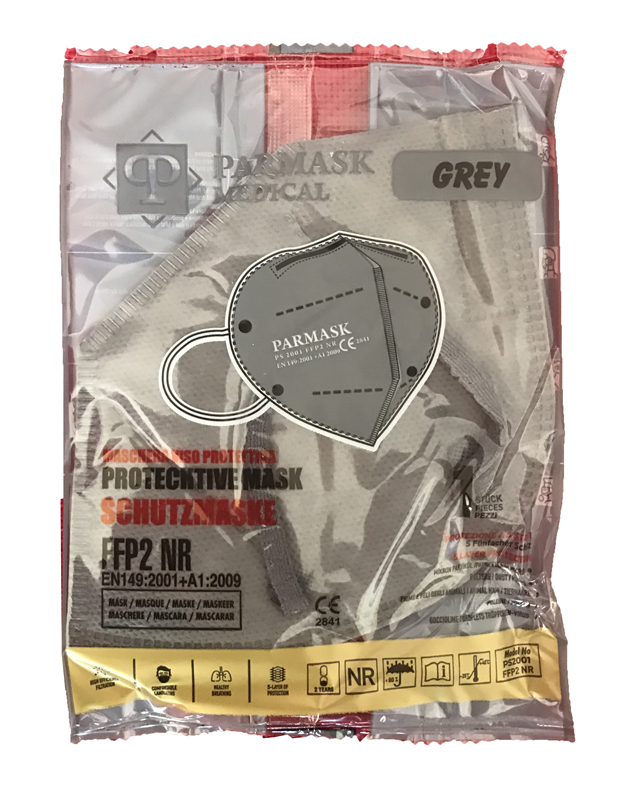 MASCHERINA FFP2 PS2001 GRIGIO 1 PEZZO - FarmaLucia