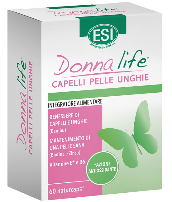 ESI DONNA LIFE CAPELLI PELLE UNGHIE 60 NATURCAPS - FarmaLucia