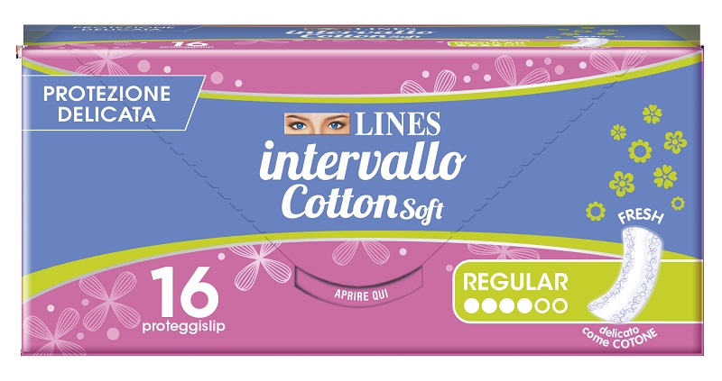 PROTEGGISLIP LINES INTERVALLO COTTON SOFT FRESH DISTESI 16 PEZZI - FarmaLucia