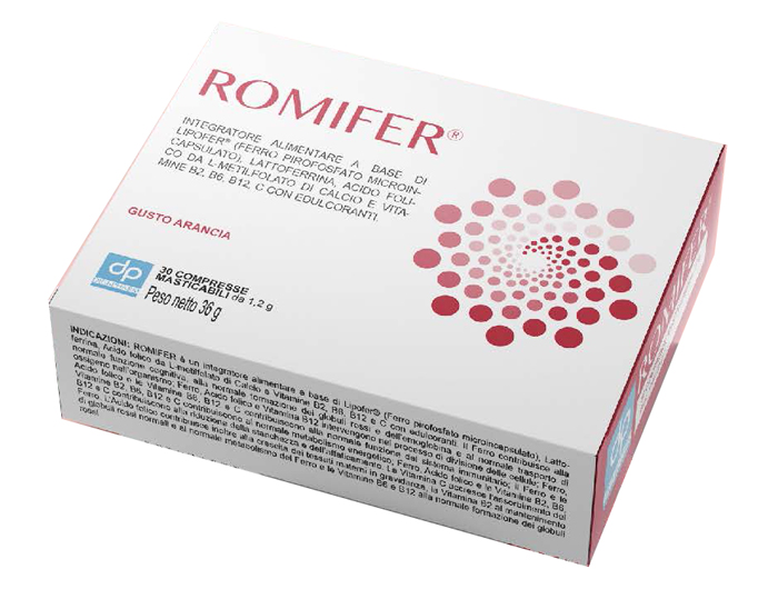 ROMIFER 30 COMPRESSE MASTICABILI - FarmaLucia