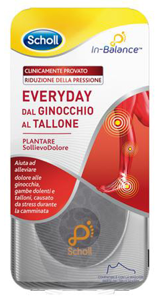 PLANTARE SOLLIEVO DOLORE DA GINOCCHIO A TALLONE SCHOLL IN BALANCE EVERYDAY L - FarmaLucia