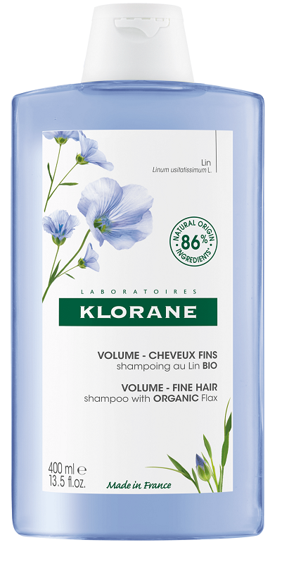 KLORANE SHAMPOO VOLUME FINE HAIR CON LINO 400 ML - FarmaLucia