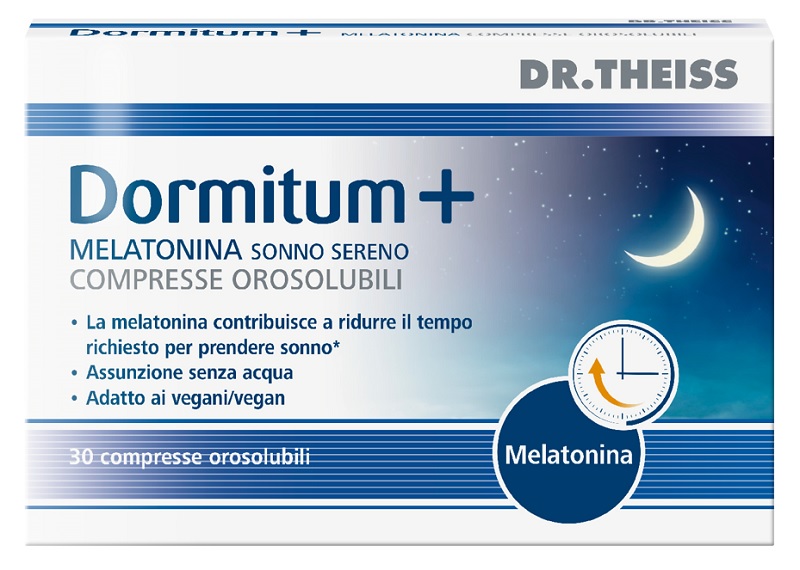 THEISS DORMITUM + MELATONINA SONNO SERENO 30 COMPRESSE OROSOLUBILI - FarmaLucia