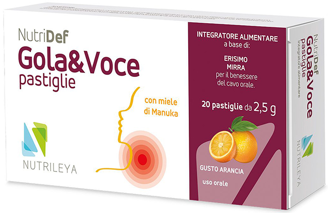 GOLA & VOCE SUGAR FREE ARANCIA 20 PASTIGLIE - FarmaLucia