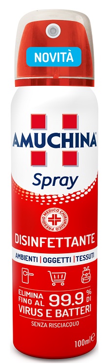 AMUCHINA SPRAY AMBIENTI OGGETTI TESSUTI 100 ML - FarmaLucia