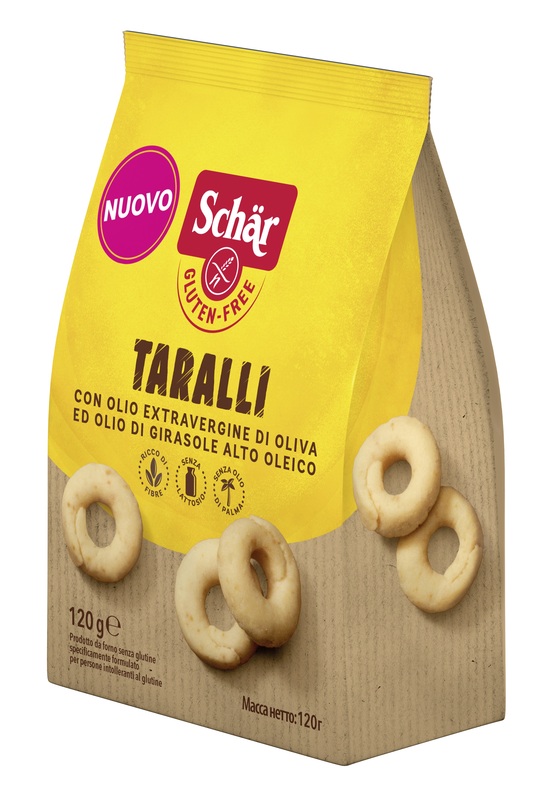 SCHAR TARALLI SENZA LATTOSIO 120 G - FarmaLucia