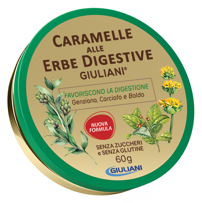 CARAMELLE DIGESTIVE SENZA ZUCCHERO NUOVA FORMULAZIONE 60 G - FarmaLucia