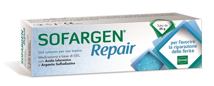 MEDICAZIONE SOFARGEN GEL ACIDO IALURONICO E ARGENTO SULFADIAZINA TUBETTO 25 G - FarmaLucia