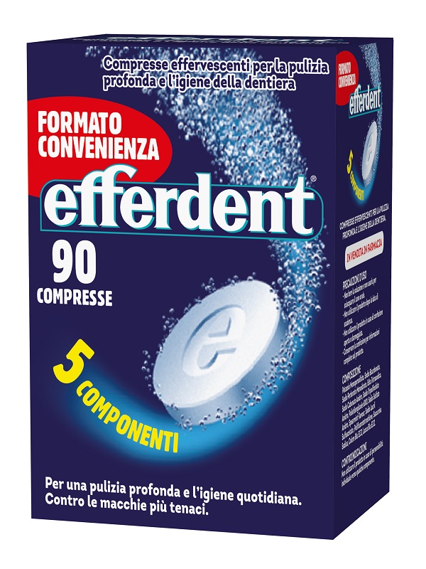 EFFERDENT 90 COMPRESSE EFFERVESCENTI - FarmaLucia