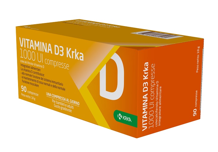 VITAMINA D3 KRKA 1000 UI 90 COMPRESSE - FarmaLucia