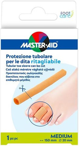 PROTEZIONE TUBOLARE MASTER-AID FOOTCARE RITAGLIABILE 15 CM 20 MM MEDIUM C7 - FarmaLucia