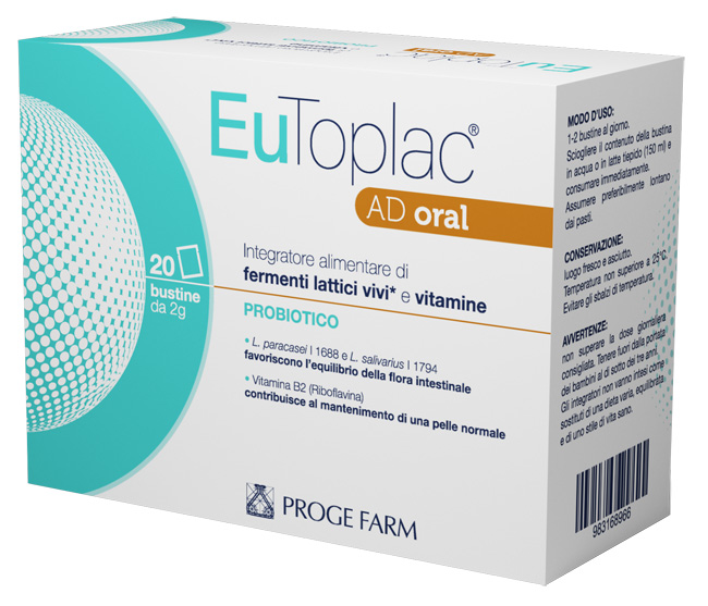 EUTOPLAC AD ORAL 20 BUSTINE - FarmaLucia