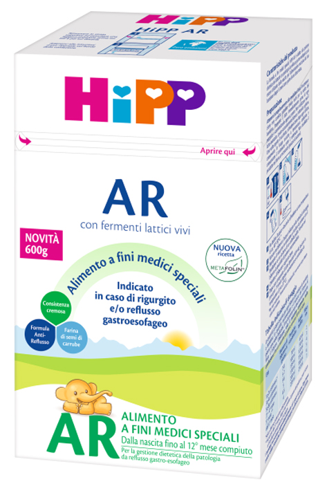 HIPP LATTE ANTIREFLUSSO CON METAFOLINA 600 G - FarmaLucia