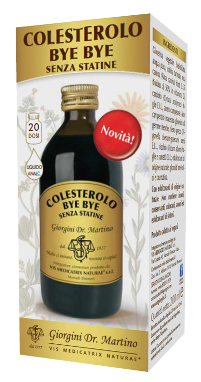 COLESTEROLO BYE BYE SENZA STATINE 200 ML - FarmaLucia