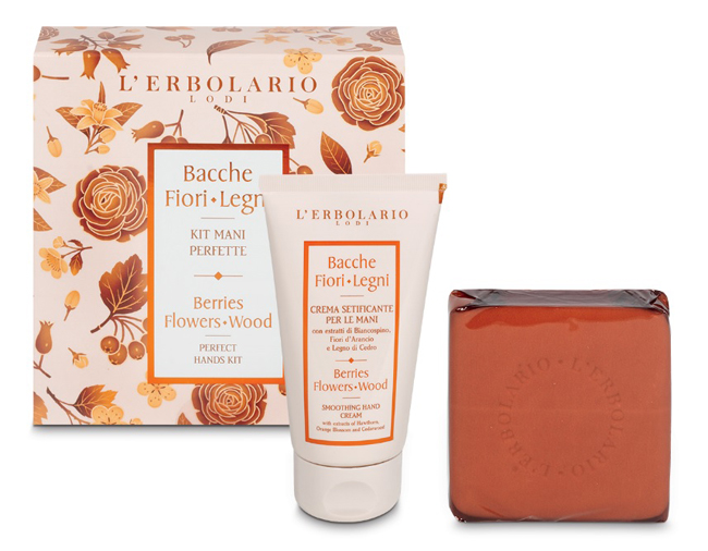 BACCHE FIORI LEGNI KIT MANI PERFETTE SAPONE 100 G + CREMA MANI 75 ML EDIZIONE LIMITATA - FarmaLucia