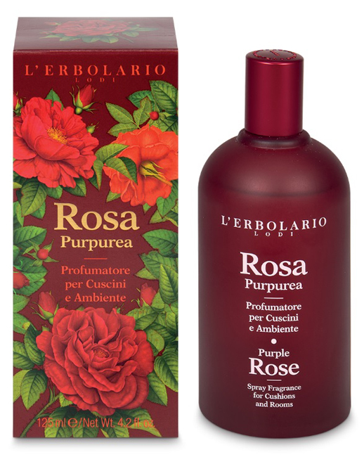ROSA PURPUREA PROFUMATORE PER CUSCINI & AMBIENTE 125 ML - FarmaLucia