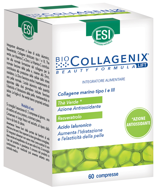 ESI BIOCOLLAGENIX ANTIOSSIDANTE 60 COMPRESSE - FarmaLucia