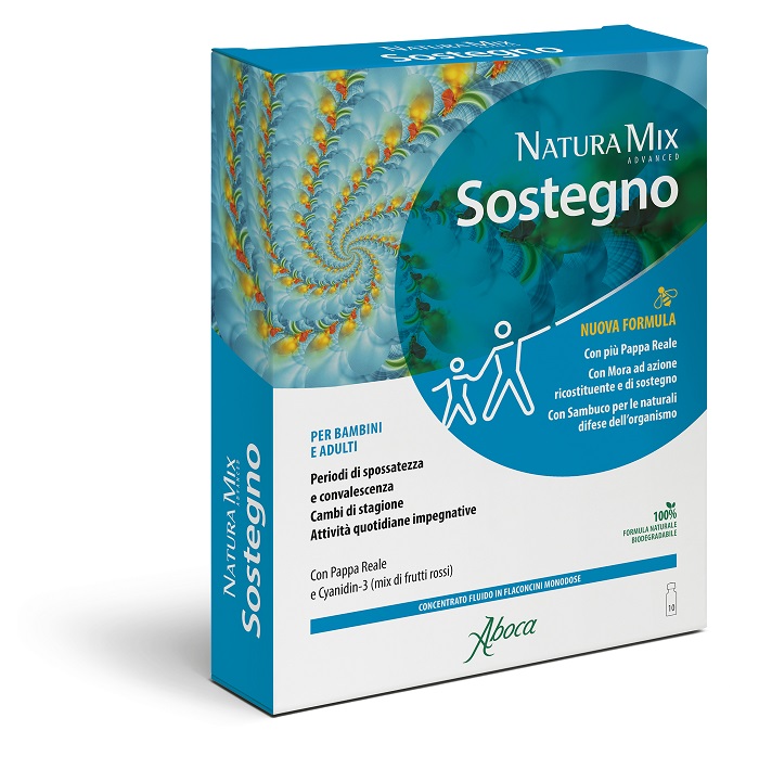 NATURA MIX ADVANCED SOSTEGNO 10 FLACONCINI DA 15 ML - FarmaLucia