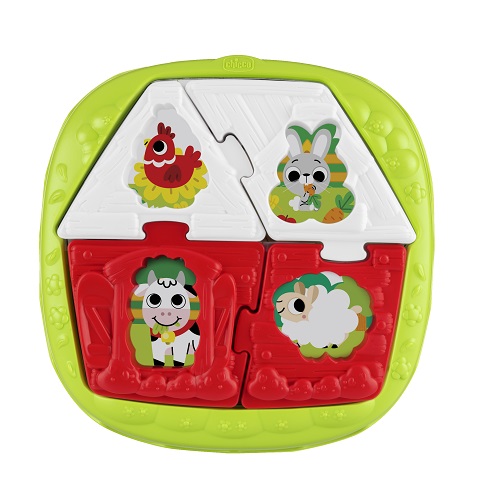 CHICCO GIOCO S2P 2IN1 HOUSE&FARM PUZZLE - FarmaLucia