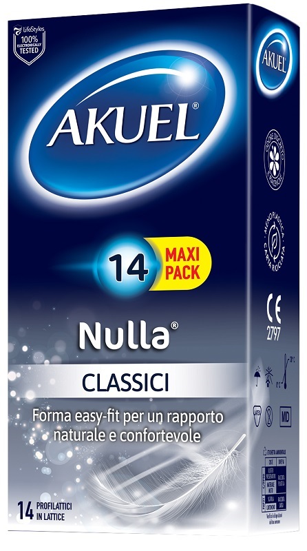 PROFILATTICO AKUEL NULLA CLASSICO 14 PEZZI - FarmaLucia