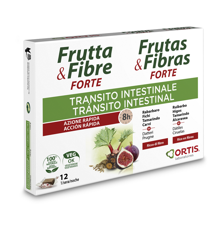 FRUTTA & FIBRE FORTE 12 CUBETTI - FarmaLucia