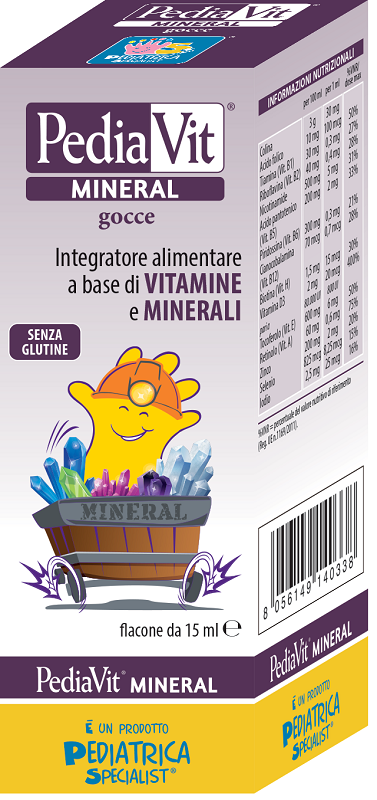 PEDIAVIT MINERAL GOCCE 15 ML - FarmaLucia