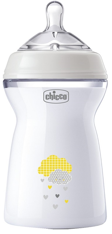CHICCO BIBERON NAT FEEL PP 6M+ 330 ML UNISEX - FarmaLucia
