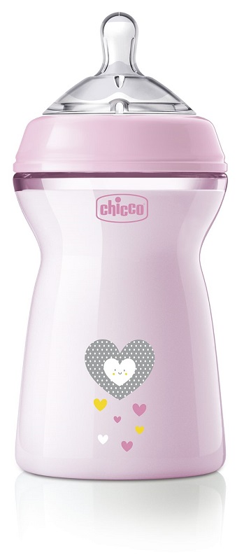 CHICCO BIBERON NAT FEEL PP 6M+ 330 ML BIMBA - FarmaLucia