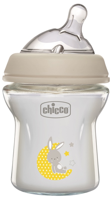 CHICCO BIBERON NAT FEEL VETRO 0M+ 150 ML - FarmaLucia